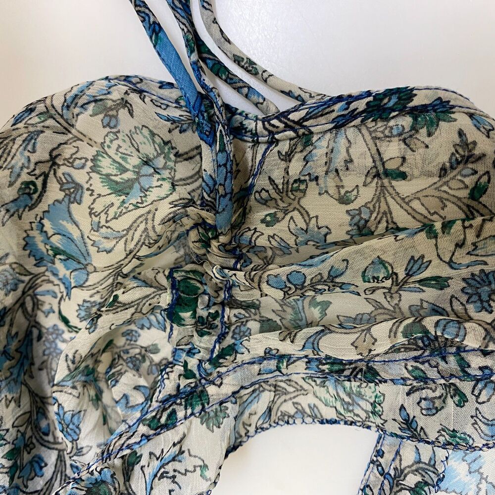 NWT Zadig & Voltaire Thym Print Paisley Embellished Top, Size Small - Picture 6 of 11
